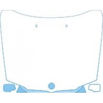 PAINT PROTECTION KIT - 2009 BMW X3 BASE FULL HOOD MIRRORS (CUT TO 52INCH) KIT - PRECUT PPF CLEAR BRA WRAP