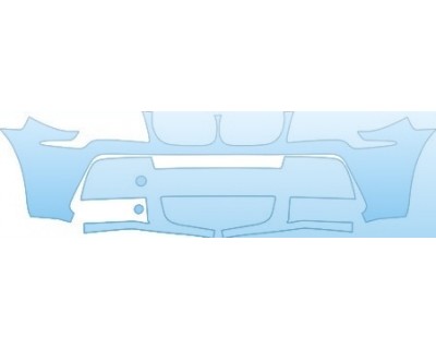 PAINT PROTECTION KIT - 2006 BMW X3 M SPORT PACKAGE BUMPER WITH M-SPORT PACKAGE KIT - PRECUT PPF CLEAR BRA WRAP