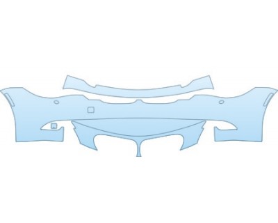 PAINT PROTECTION KIT - 2010 BMW 650 I COUPE BUMPER WITH WASHERS KIT - PRECUT PPF CLEAR BRA WRAP