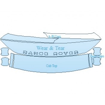 PAINT PROTECTION KIT - 2019 LAND ROVER RANGE ROVER EVOQUE SE 4 DOOR COMMON WEAR AREA KIT - PRECUT PPF CLEAR BRA WRAP