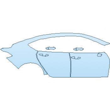 2022 ACURA TLX BASE REAR QUARTER PANELS & DOORS RIGHT SIDE