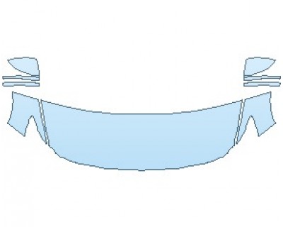 2023 HONDA ACCORD HYBRID BASE HOOD (NO WRAPPED EDGES)