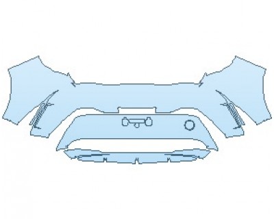 PAINT PROTECTION KIT - 2021 TOYOTA COROLLA SPECIAL EDITION HATCHBACK REAR BUMPER - PRECUT PPF CLEAR BRA WRAP