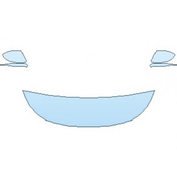 Precut PPF Kit – Clear Bra Paint Protection Film PAINT PROTECTION KIT - 2024 TOYOTA COROLLA SPECIAL EDITION HATCHBACK HOOD 18 INCH (WRAPPED EDGES) - PRECUT PPF CLEAR BRA WRAP