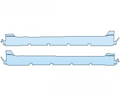 PAINT PROTECTION KIT - 2021 TOYOTA COROLLA SPECIAL EDITION HATCHBACK ROCKER PANELS - PRECUT PPF CLEAR BRA WRAP