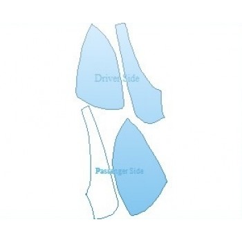 PAINT PROTECTION KIT - 2025 LEXUS CT F-SPORT 2 PIECE MIRRORS - PRECUT PPF CLEAR BRA WRAP