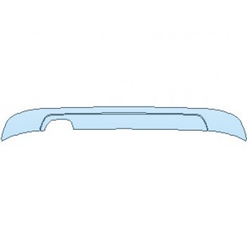 2020 BMW 4 SERIES LUXURY COUPE LOWER REAR BUMPER 428I, 430I - PRECUT PPF CLEAR BRA WRAP