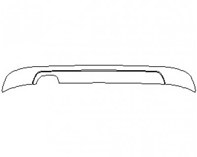 2020 BMW 4 SERIES LUXURY COUPE LOWER REAR BUMPER 428I, 430I