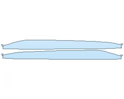 PAINT PROTECTION KIT - 2022 ASTON MARTIN VANQUISH ZAGATO VOLANTE ROCKER PANELS - PRECUT PPF CLEAR BRA WRAP