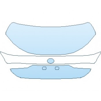 PAINT PROTECTION KIT - 2023 LEXUS ES 350 ULTRA LUXURY REAR HATCH - PRECUT PPF CLEAR BRA WRAP
