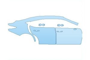 2021 LEXUS ES 350 LUXURY REAR QUARTER AND DOORS RIGHT