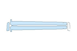 2021 LEXUS ES 350 LUXURY ROCKER PANELS