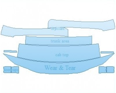 2022 LEXUS ES 350 COMMON WEAR AREA KIT