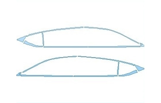 PAINT PROTECTION KIT - 2021 LEXUS ES 350 ULTRA LUXURY WINDOW TRIM - PRECUT PPF CLEAR BRA WRAP