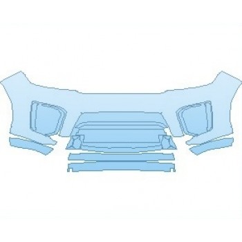 PAINT PROTECTION KIT - 2025 LAND ROVER RANGE ROVER SPORT SVR WITHOUT WHEEL FLARES BUMPER - PRECUT PPF CLEAR BRA WRAP