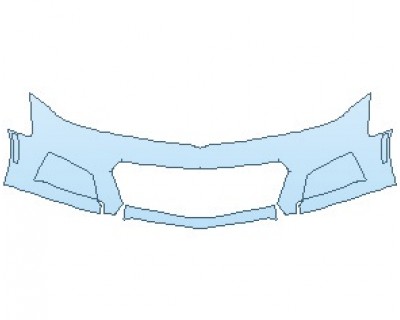 PAINT PROTECTION KIT - 2022 CHEVROLET CAMARO ZL1 CONVERTIBLE BUMPER - PRECUT PPF CLEAR BRA WRAP
