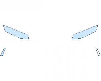 PAINT PROTECTION KIT - 2022 CHEVROLET CAMARO ZL1 CONVERTIBLE LIGHTS - PRECUT PPF CLEAR BRA WRAP