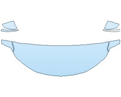 Precut PPF Kit – Clear Bra Paint Protection Film PAINT PROTECTION KIT - 2021 CHEVROLET TRAILBLAZER L HOOD (NO WRAPPED EDGES) - PRECUT PPF CLEAR BRA WRAP