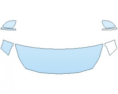 2023 NISSAN ALTIMA SR HOOD (WRAPPED EDGES)
