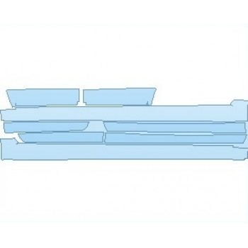 PAINT PROTECTION KIT - 2025 NISSAN ALTIMA SV ROCKER PANELS WITHOUT MUD GUARDS - PRECUT PPF CLEAR BRA WRAP