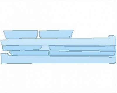 2023 NISSAN ALTIMA SR ROCKER PANELS WITHOUT MUD GUARDS