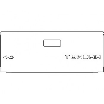 2021 TOYOTA TUNDRA LIMITED TAIL GATE WITH 4X4 EMBLEM