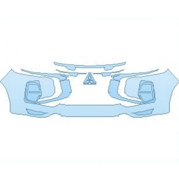 PAINT PROTECTION KIT - 2024 MITSUBISHI OUTLANDER SPORT SP BUMPER - PRECUT PPF CLEAR BRA WRAP