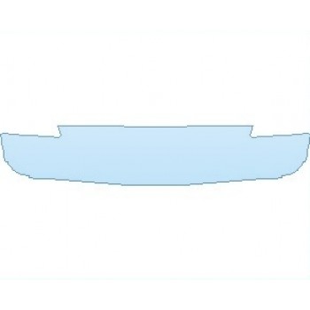 PAINT PROTECTION KIT - 2021 TESLA MODEL S 60D LICENSE PLATE AREA - PRECUT PPF CLEAR BRA WRAP