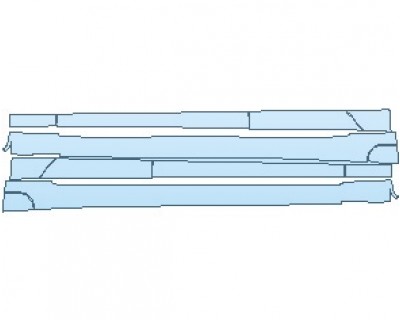 2021 TESLA MODEL S 70D ROCKER PANELS