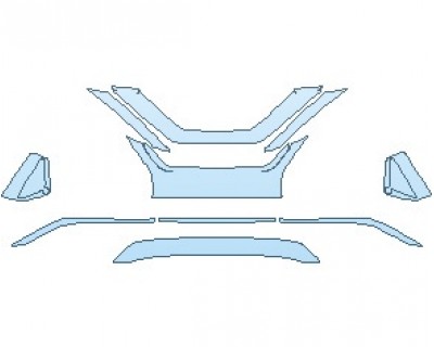 PAINT PROTECTION KIT - 2024 NISSAN MURANO SV CHROME & BLACK TRIM - PRECUT PPF CLEAR BRA WRAP