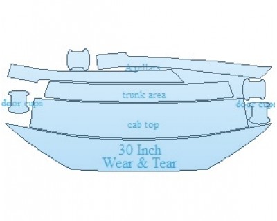 PAINT PROTECTION KIT - 2023 AUDI A4 ALLROAD PREMIUM COMMON WEAR AREA KIT - PRECUT PPF CLEAR BRA WRAP
