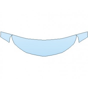 PAINT PROTECTION KIT - 2024 CHEVROLET EQUINOX RS HOOD (NO WRAPPED EDGES) - PRECUT PPF CLEAR BRA WRAP