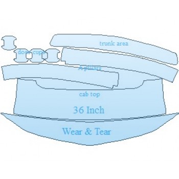 PAINT PROTECTION KIT - 2024 CHEVROLET EQUINOX RS COMMON WEAR AREA KIT - PRECUT PPF CLEAR BRA WRAP