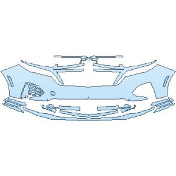 PAINT PROTECTION KIT - 2024 CHEVROLET EQUINOX RS BUMPER - PRECUT PPF CLEAR BRA WRAP