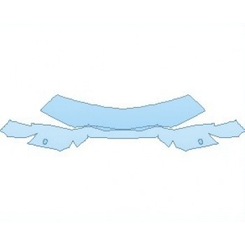 PAINT PROTECTION KIT - 2021 LAMBORGHINI AVENTADOR S ROADSTER REAR BUMPER - PRECUT PPF CLEAR BRA WRAP
