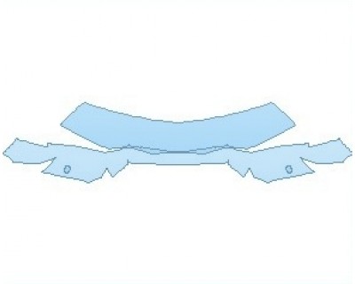 PAINT PROTECTION KIT - 2022 LAMBORGHINI AVENTADOR S ROADSTER REAR BUMPER - PRECUT PPF CLEAR BRA WRAP