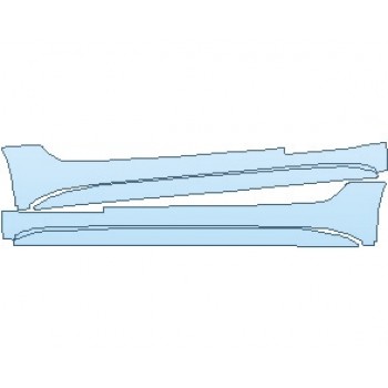 PAINT PROTECTION KIT - 2022 FIAT 124 SPIDER CLASSICA ROCKER PANELS - PRECUT PPF CLEAR BRA WRAP