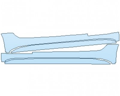 PAINT PROTECTION KIT - 2023 FIAT 124 SPIDER CLASSICA ROCKER PANELS - PRECUT PPF CLEAR BRA WRAP