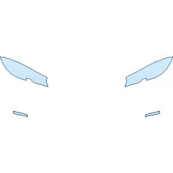 PAINT PROTECTION KIT - 2022 BMW 3 SERIES M-SPORT SEDAN LIGHTS - PRECUT PPF CLEAR BRA WRAP