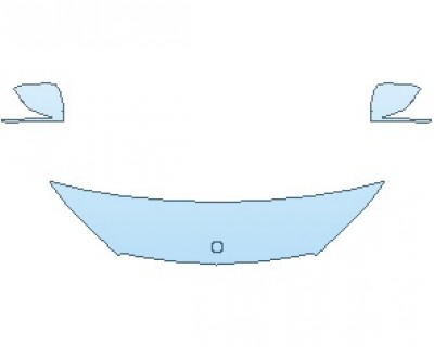 Precut PPF Kit – Clear Bra Paint Protection Film PAINT PROTECTION KIT - 2023 MERCEDES GLS 63 AMG HOOD 18 INCH (WRAPPED EDGES) - PRECUT PPF CLEAR BRA WRAP