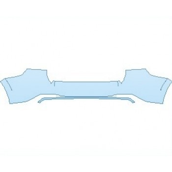 PAINT PROTECTION KIT - 2023 MERCEDES GLS 63 AMG REAR BUMPER - PRECUT PPF CLEAR BRA WRAP