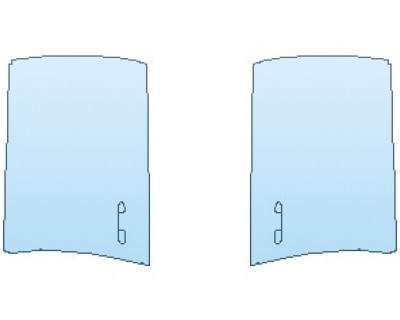 Precut PPF Kit – Clear Bra Paint Protection Film PAINT PROTECTION KIT - 2023 MERCEDES GLS 63 AMG DOORS FRONT - PRECUT PPF CLEAR BRA WRAP