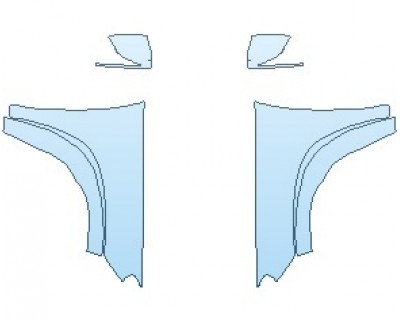 Precut PPF Kit – Clear Bra Paint Protection Film PAINT PROTECTION KIT - 2023 MERCEDES GLS 63 AMG FULL FENDERS (NO WRAPPED EDGES) - PRECUT PPF CLEAR BRA WRAP