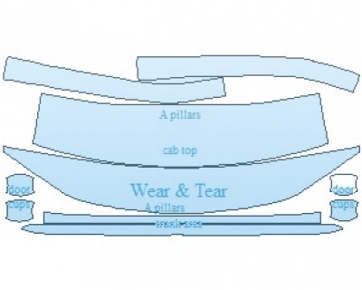 2023 CHRYSLER 300 C COMMON WEAR AREA KIT