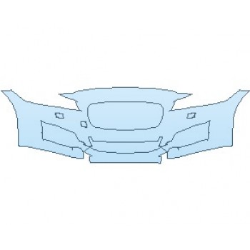 2021 JAGUAR XF PRESTIGE BUMPER KIT WITH WASHERS 2021 JAGUAR XF PRESTIGE BUMPER KIT WITH WASHERS
