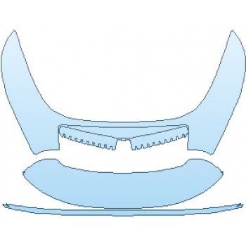 PAINT PROTECTION KIT - 2023 PORSCHE 911 TARGA 4 GTS REAR DECK LID - PRECUT PPF CLEAR BRA WRAP