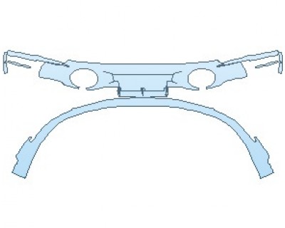 PAINT PROTECTION KIT - 2023 PORSCHE 911 TARGA 4 GTS REAR DIFFUSER WITH SPORT EXHAUST SYSTEM - PRECUT PPF CLEAR BRA WRAP