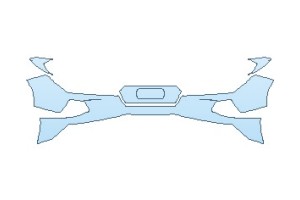 2027 CHEVROLET CORVETTE STINGRAY BASE CONVERTIBLE REAR BUMPER LOWER WITHOUT SPLASH GUARDS