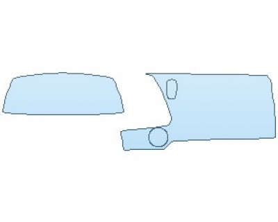 PAINT PROTECTION KIT - 2022 CHEVROLET CORVETTE STINGRAY BASE CONVERTIBLE INTERIOR SCREENS - PRECUT PPF CLEAR BRA WRAP