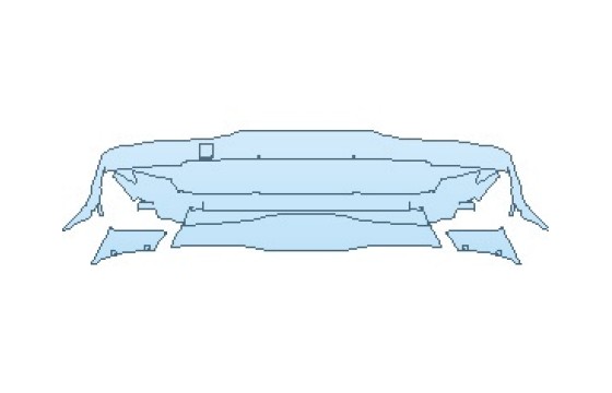 Precut PPF Kit – Clear Bra Paint Protection Film PAINT PROTECTION KIT - 2027 CHEVROLET CORVETTE STINGRAY BASE CONVERTIBLE REAR DIFFUSER - PRECUT PPF CLEAR BRA WRAP